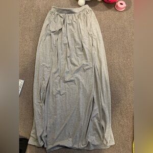 Love Riche double slit maxi skirt